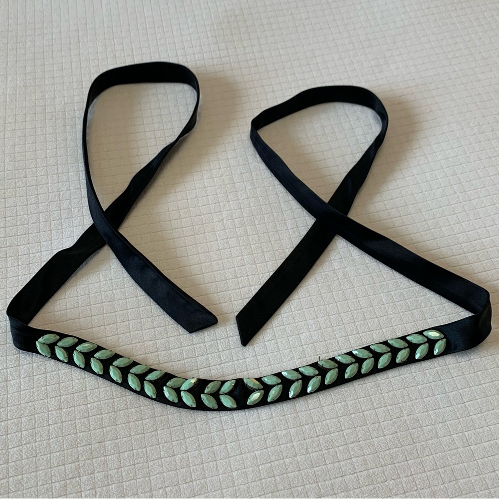 J Crew beaded ribbon sash belt - Picture 3 of 9